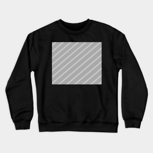 Diagonal lines - gray. Crewneck Sweatshirt by kerens